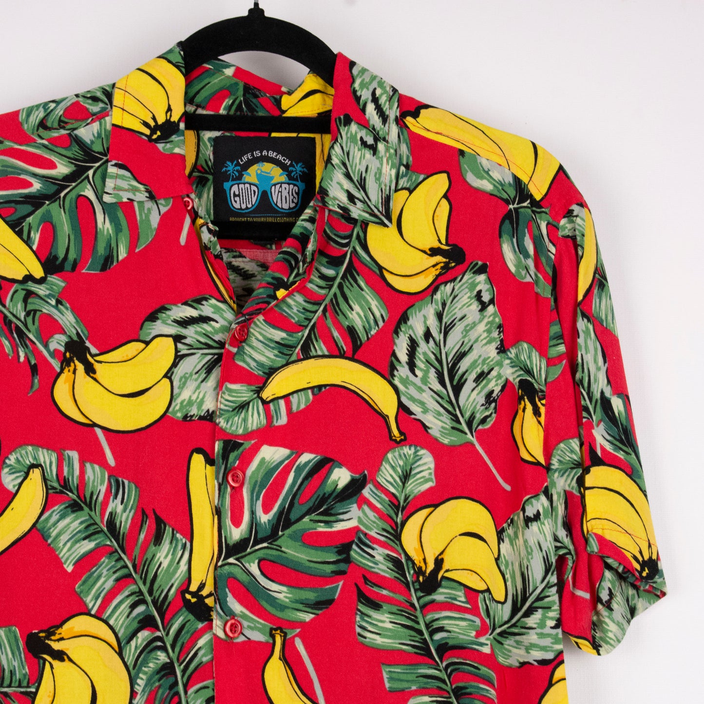 Camisa hawaiana (S) Good Vibes