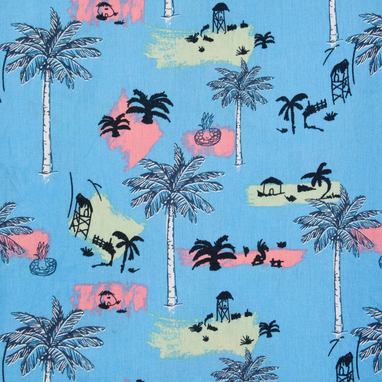Camisa hawaiana azul (XL) Cotfan&Co