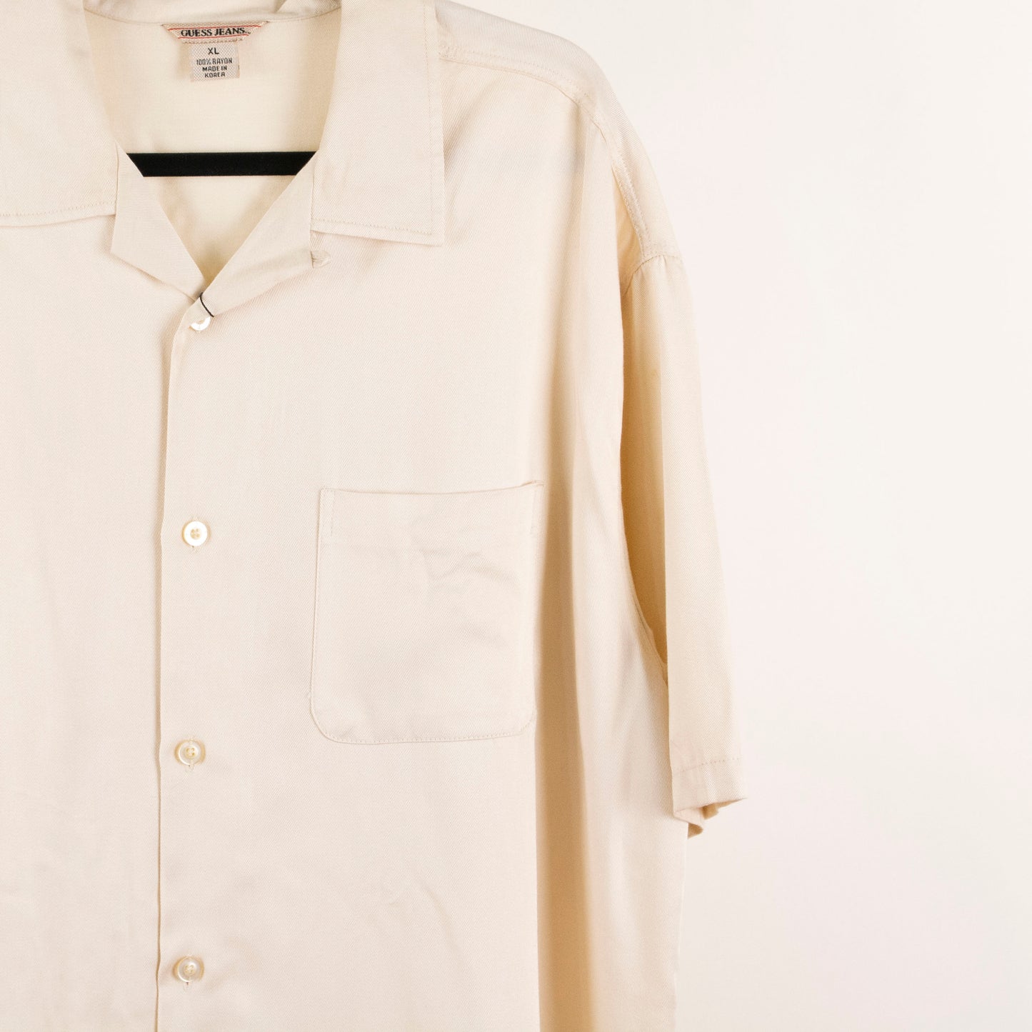 Camisa hawaiana beige (XL) Guess jeans