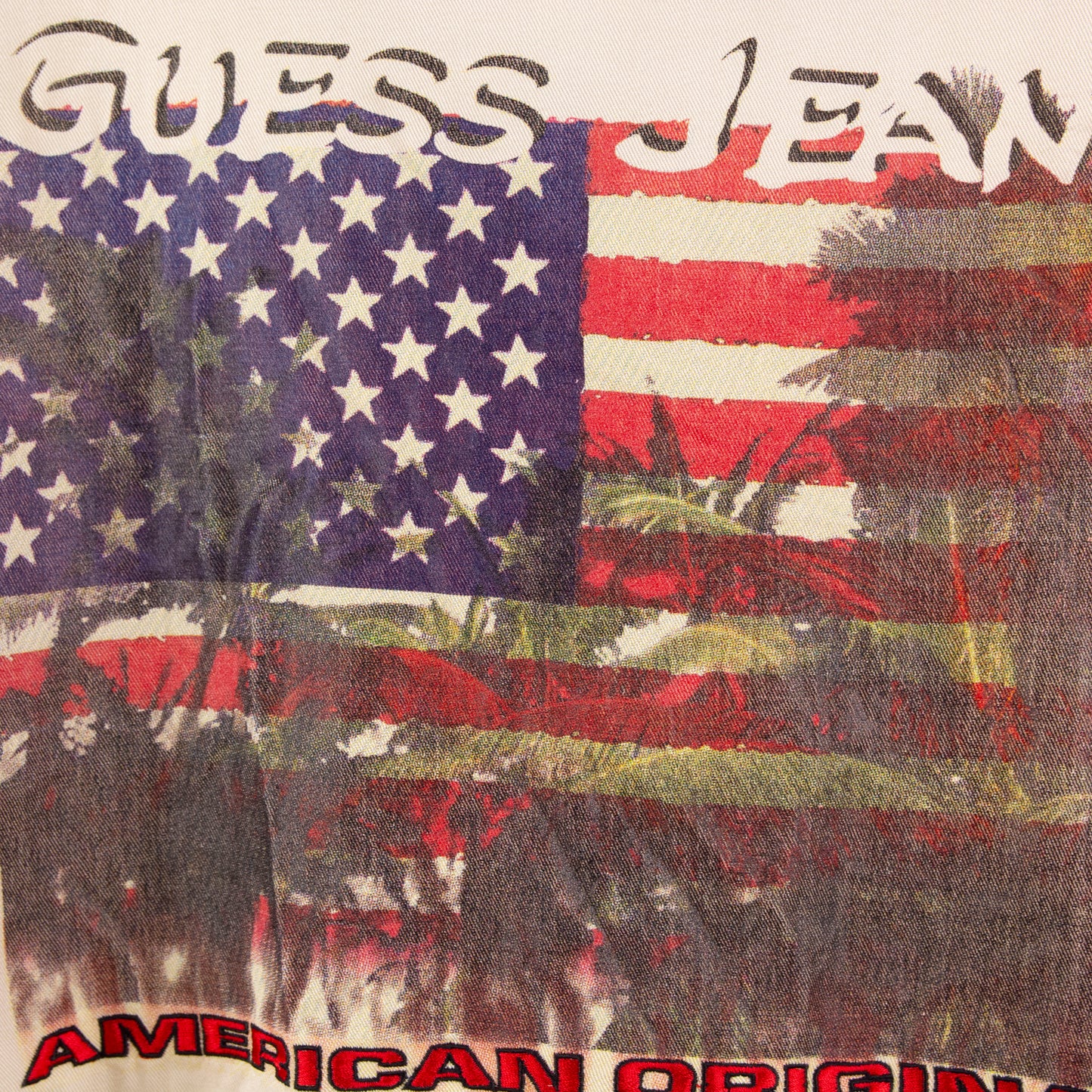 Camisa hawaiana beige (XL) Guess jeans