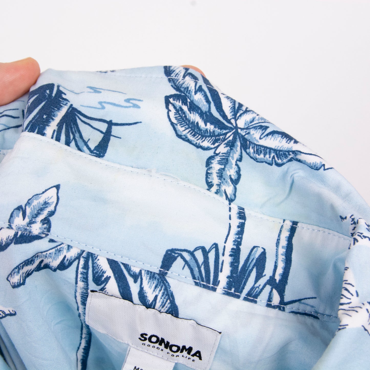 Camisa hawaiana azul (XL) Sonoma