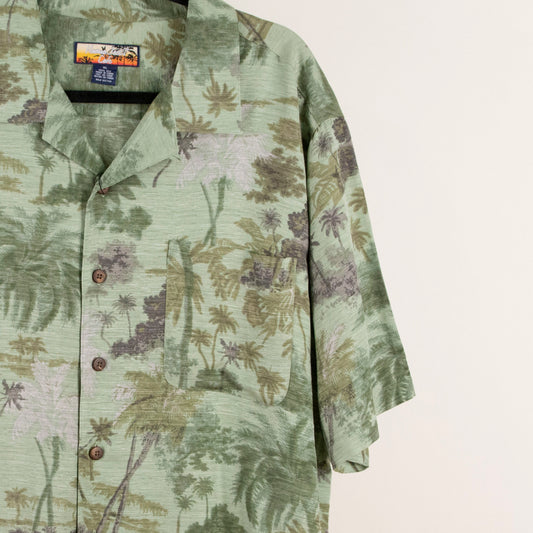 Camisa hawaiana verde (XL) Havana Jack´s Cafe