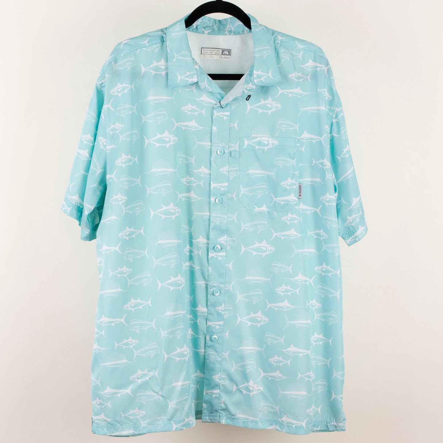 Camisa estampada azul (2XÑ) Momentum Comfort Gear