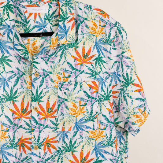 Camisa estampada blanco (XL) Lucky Brand