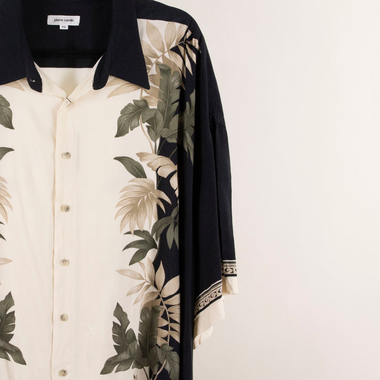 Camisa hawaiana beige (4XL) Pierre Cardin