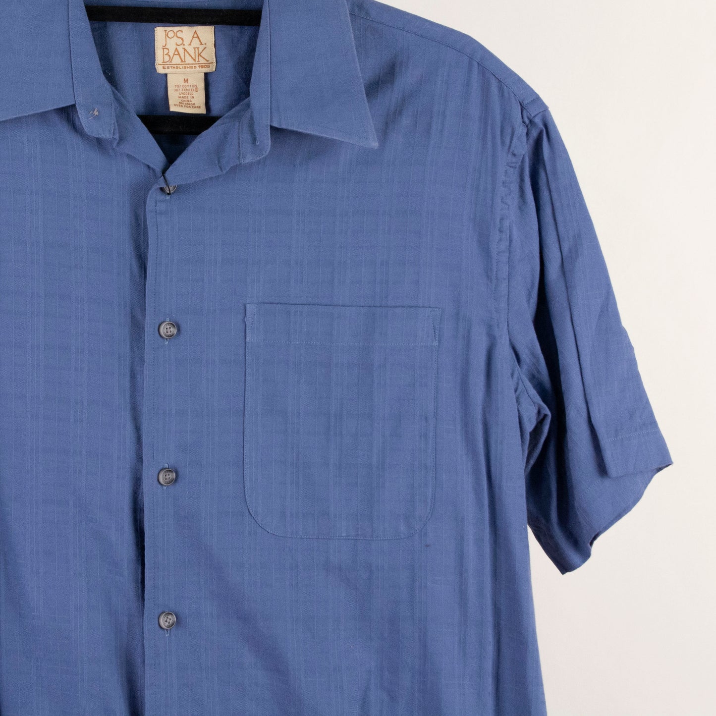 Camisa azul (M) Jos.A.Bank