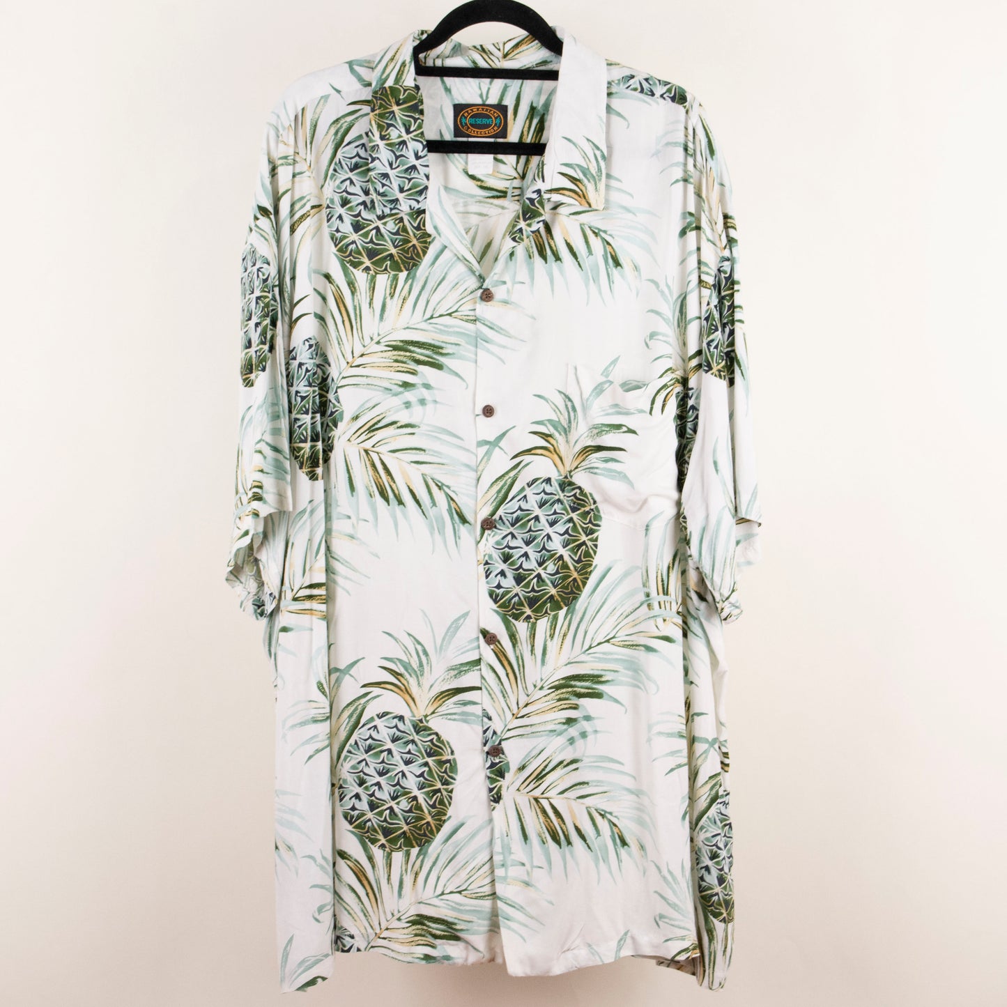 Camisa hawaiana blanco (3XL) Reserve