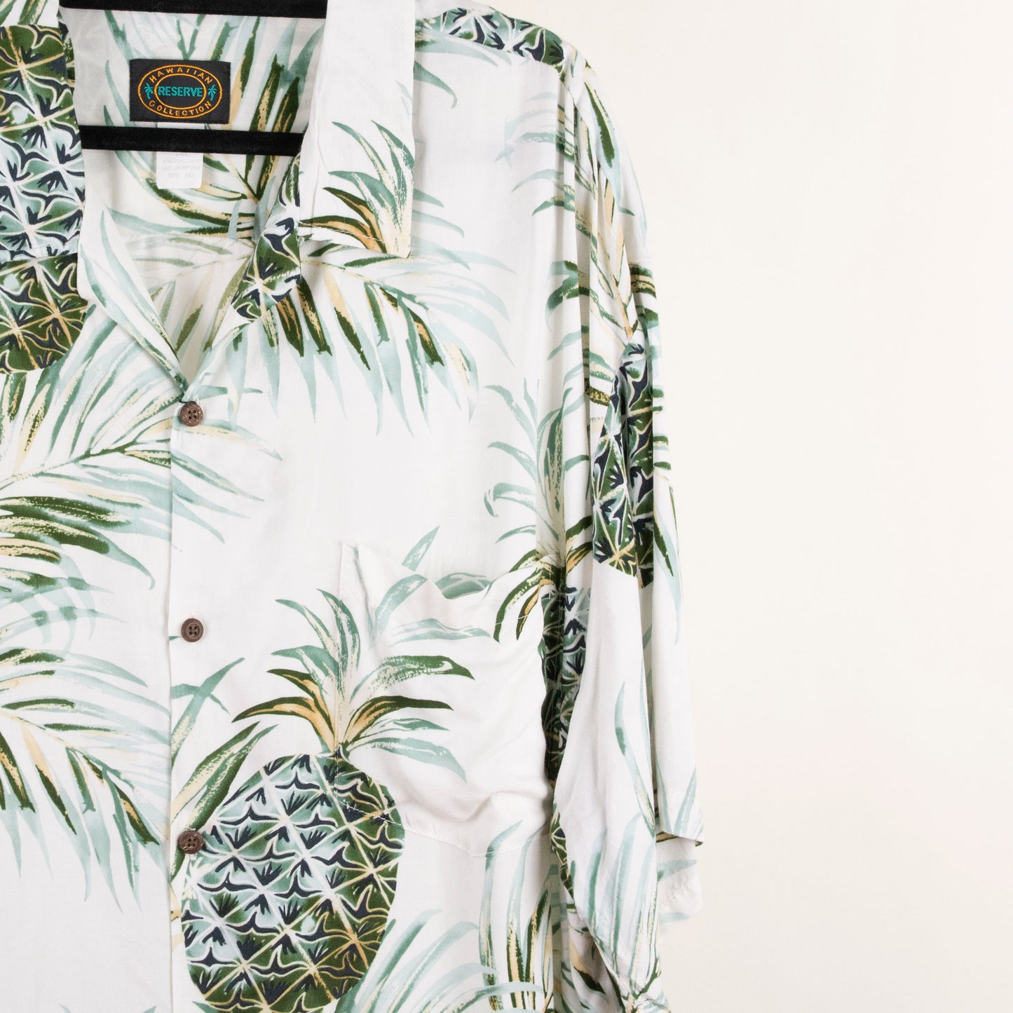 Camisa hawaiana blanco (3XL) Reserve