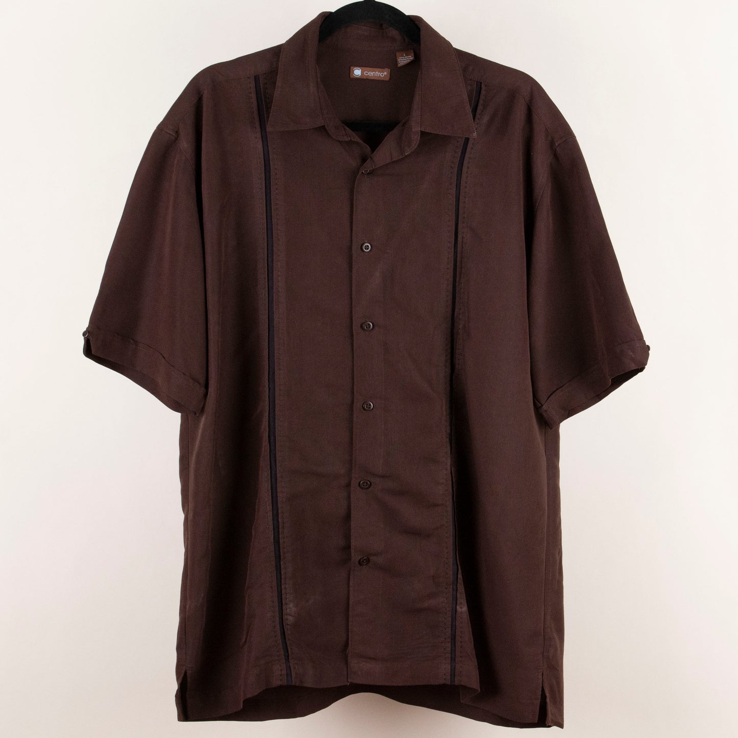 Camisa cafe (L) Centro