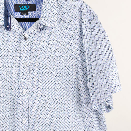 Camisa estampada blanco (XL) Cody James