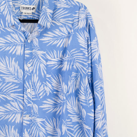 Camisa hawaiana azul (XL) Trunks