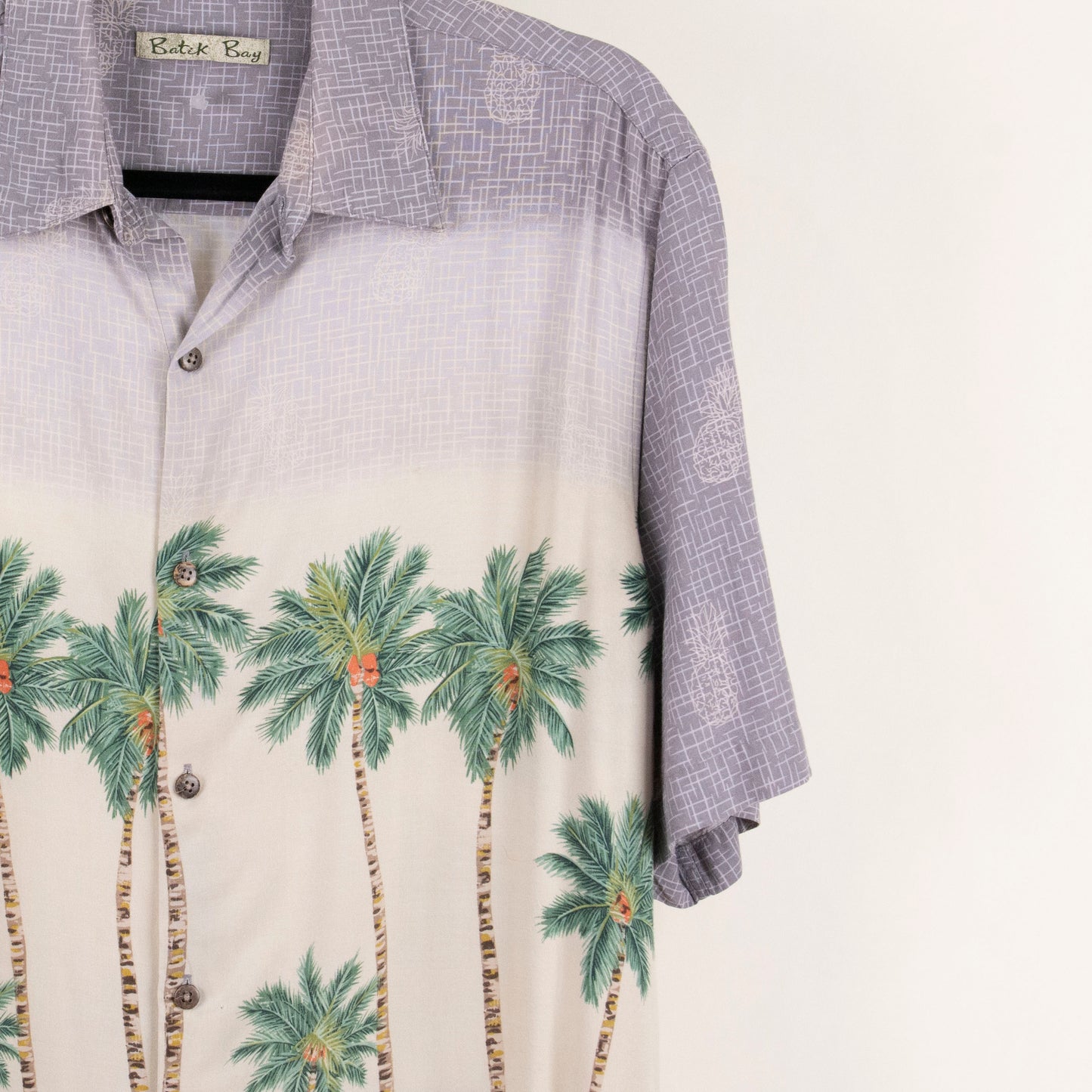 Camisa hawaiana beige (L) Batik Bay