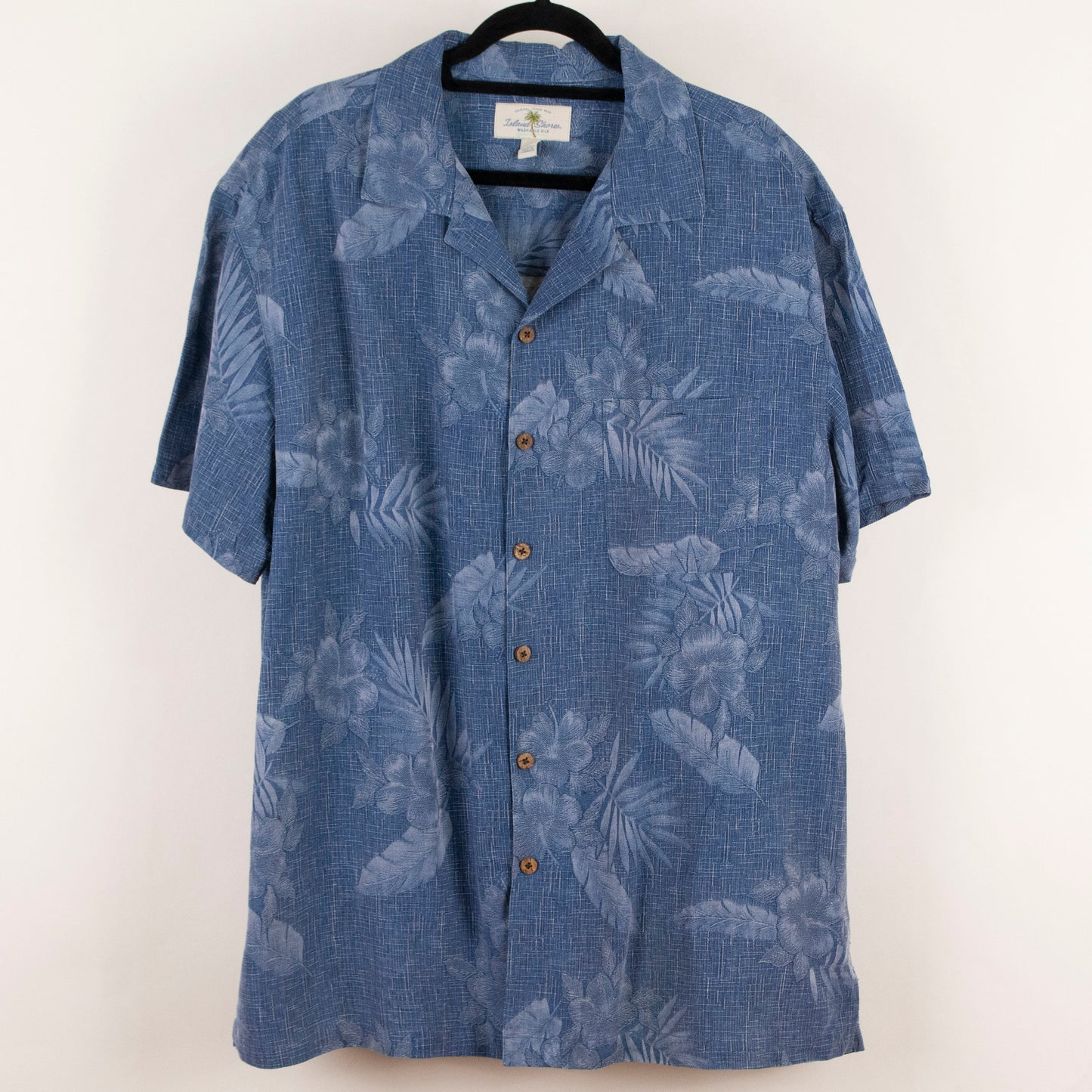 Camisa hawaiana azul (XL) Island Shores