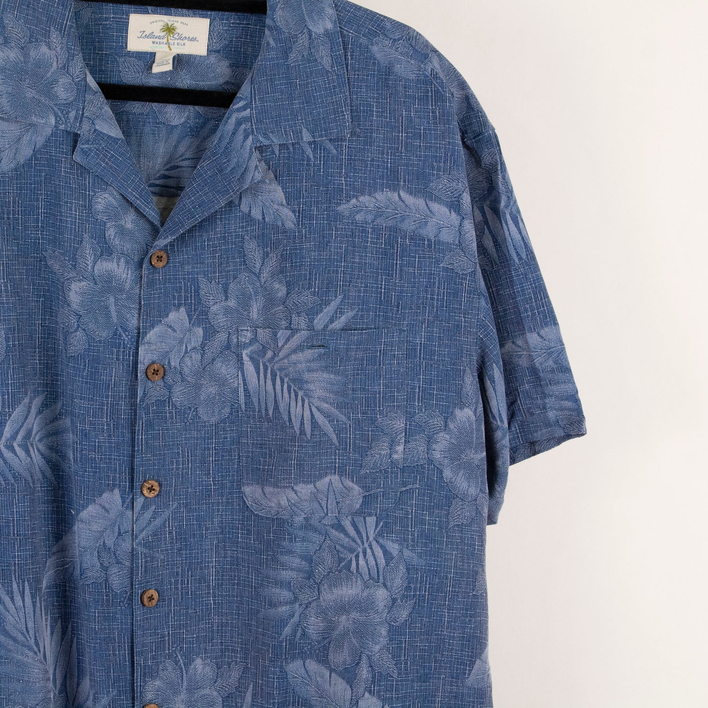 Camisa hawaiana azul (XL) Island Shores
