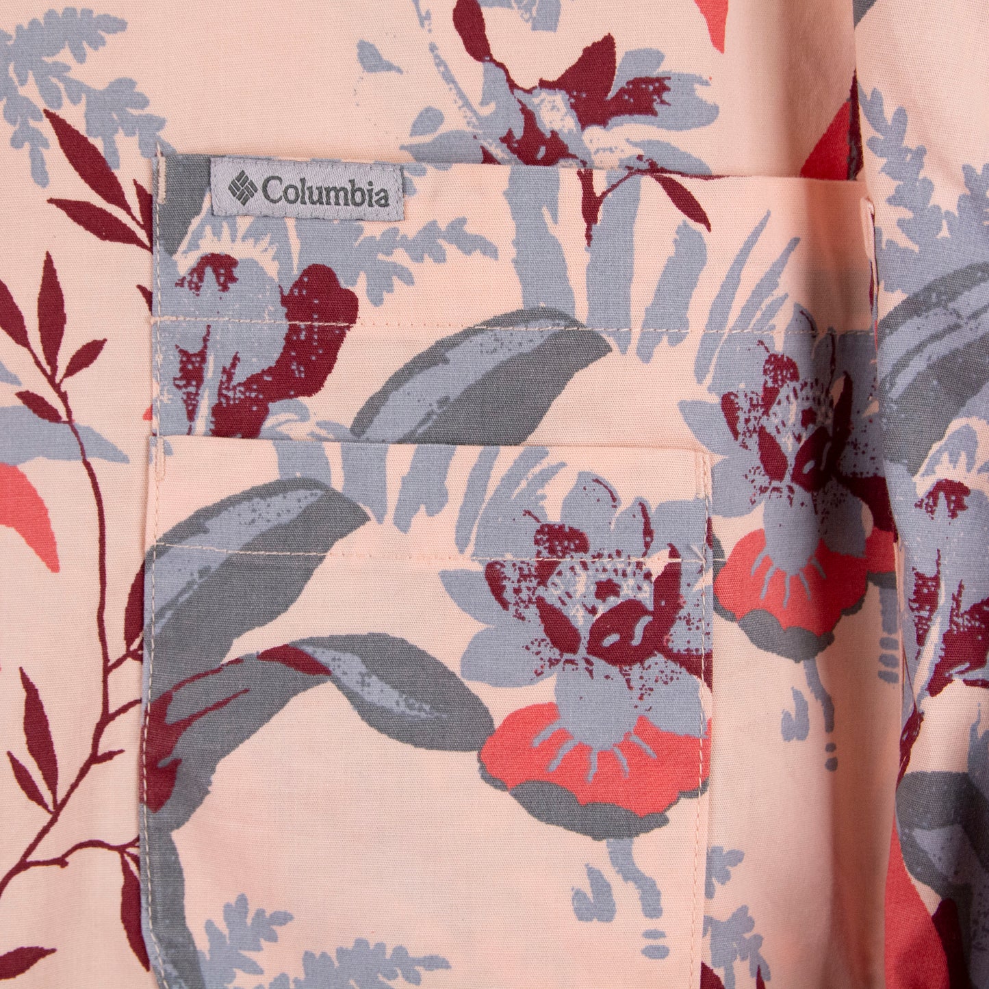 Camisa estampada rosa (2XL) Columbia