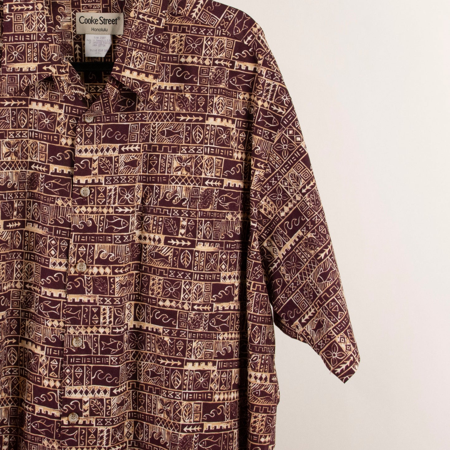 Camisa hawaiana cafe (2XL) Cooke Street