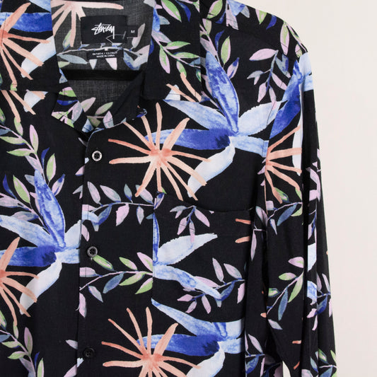 Camisa estampada negro (M) Stusy