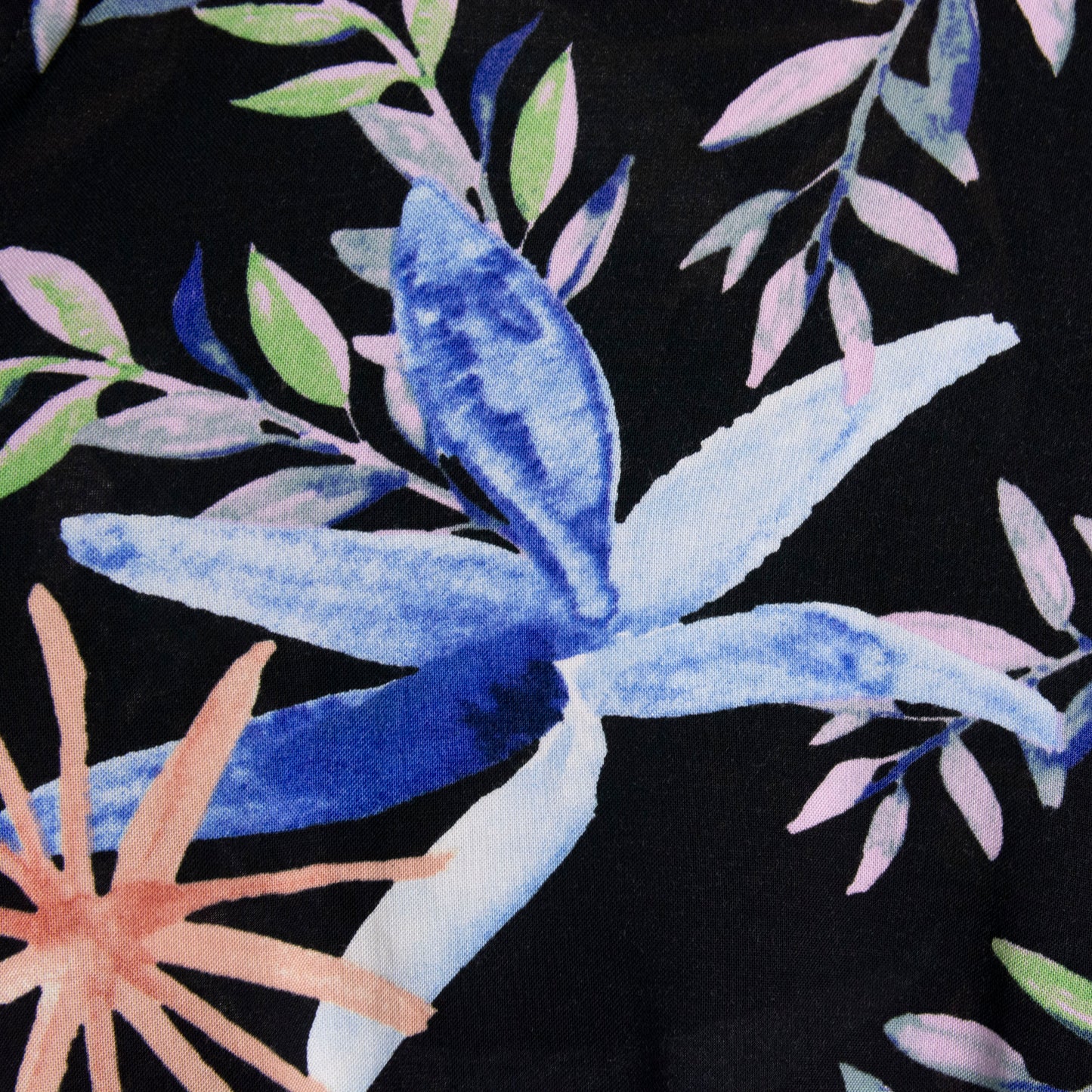 Camisa estampada negro (M) ANSM