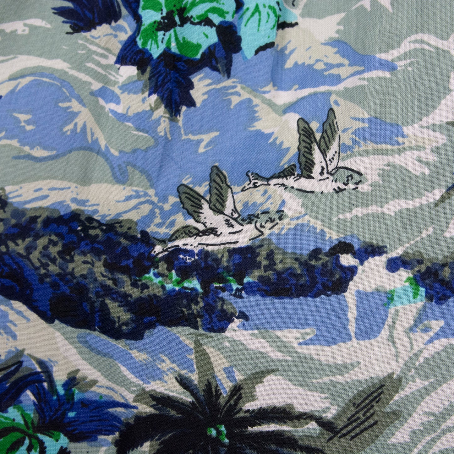 Camisa hawaiana azul (L) Canopy