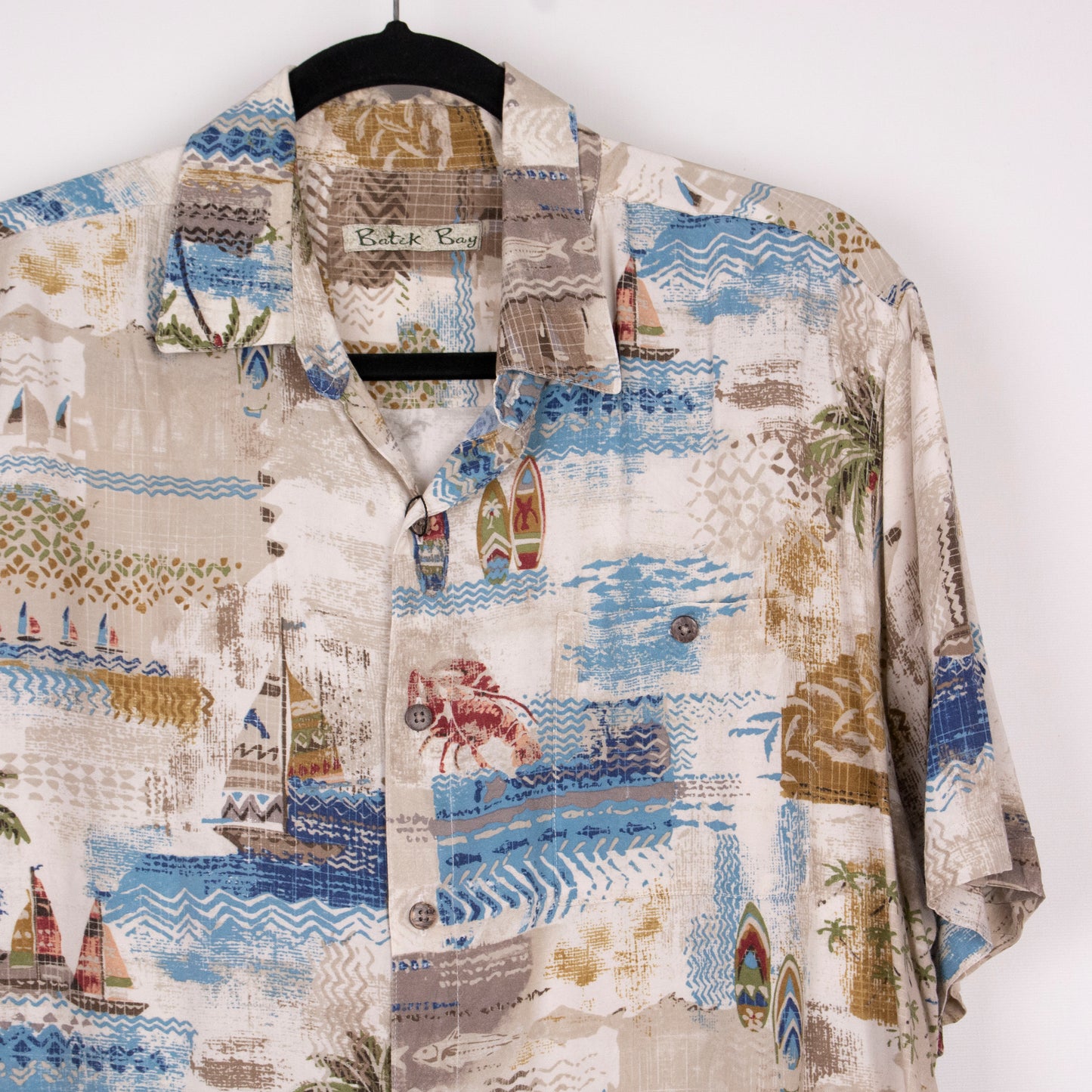 Camisa hawaiana (L) Batik Bay