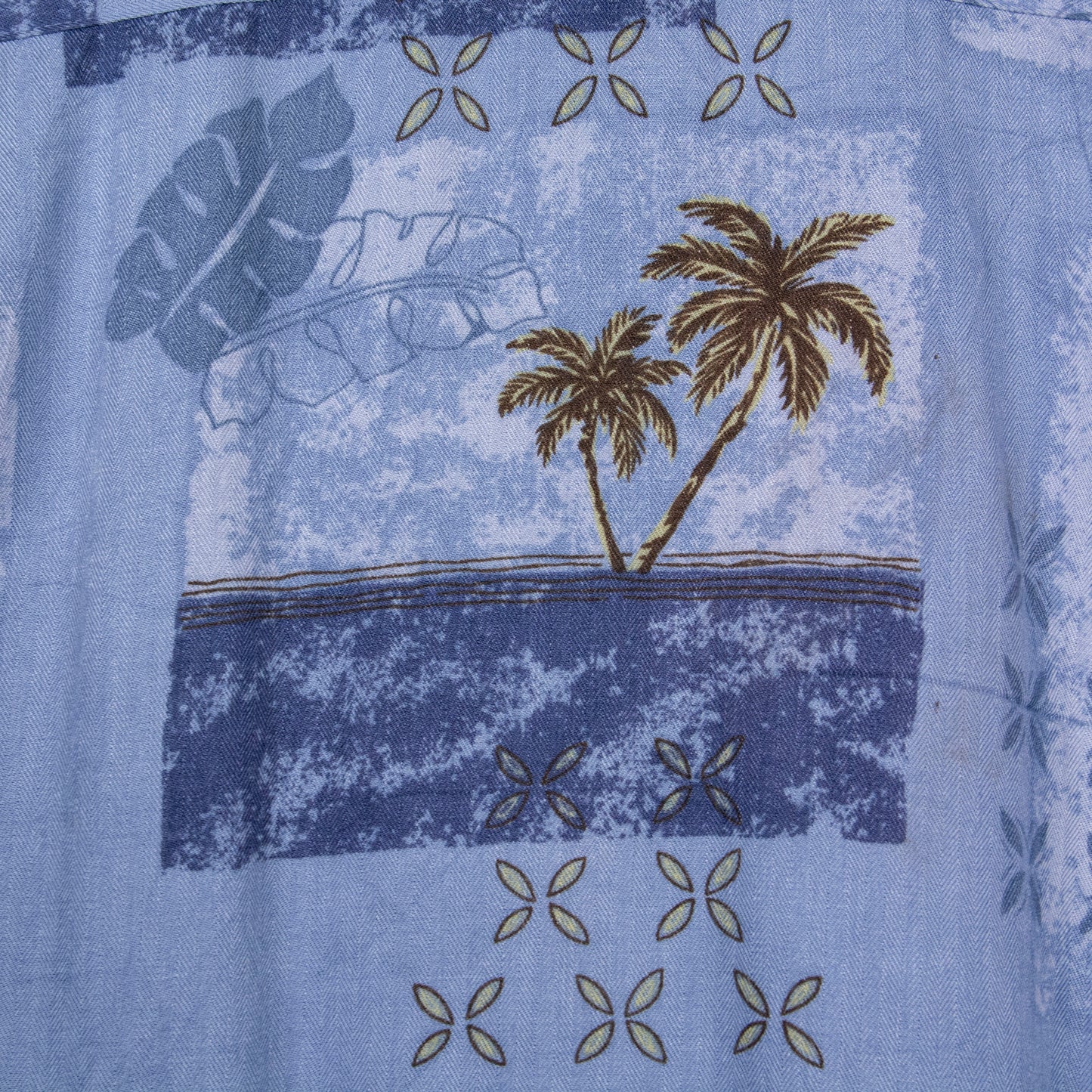 Camisa hawaiana azul (XL) Bermuda Bay