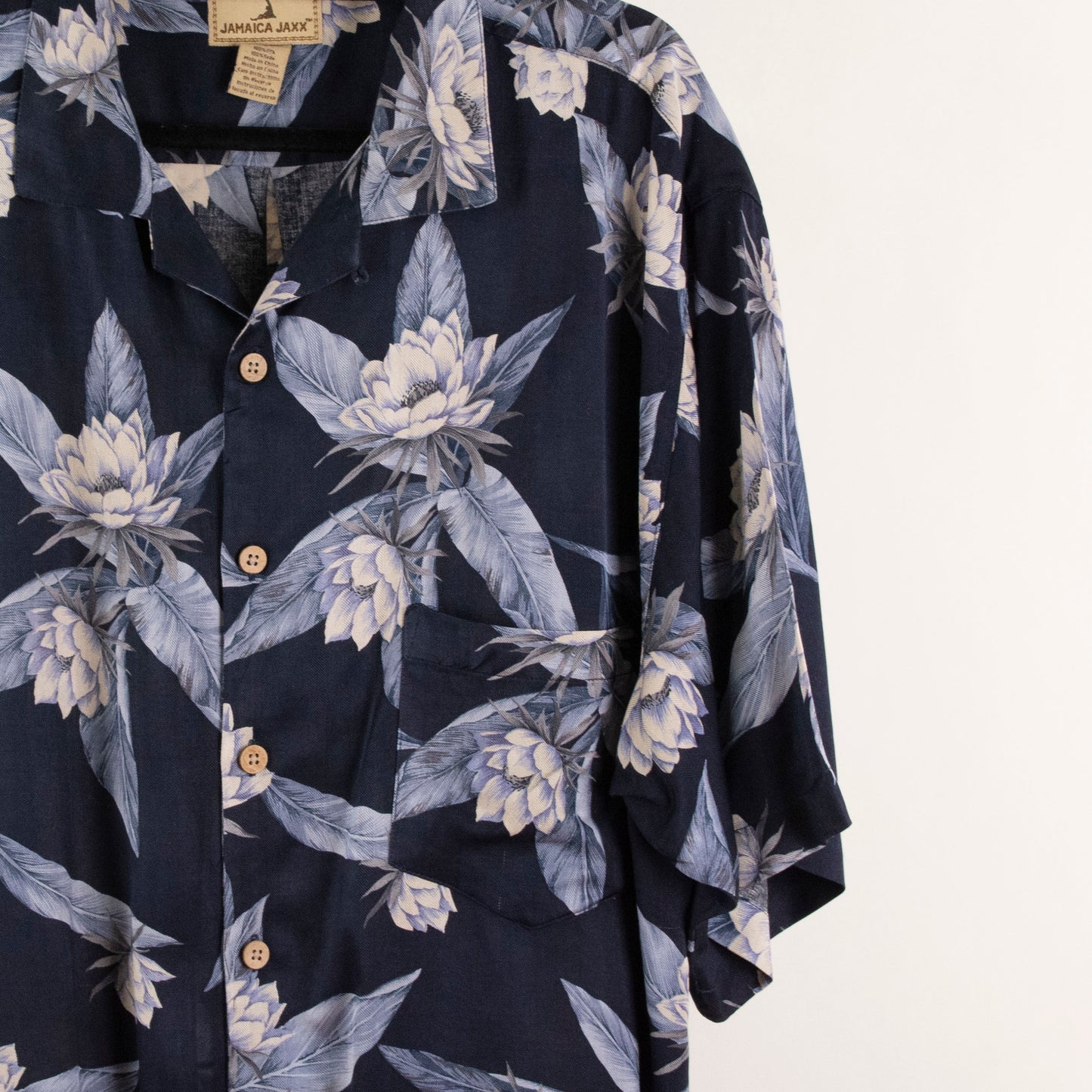 Camisa hawaiana azul marino (L) Jamaica Jaxx