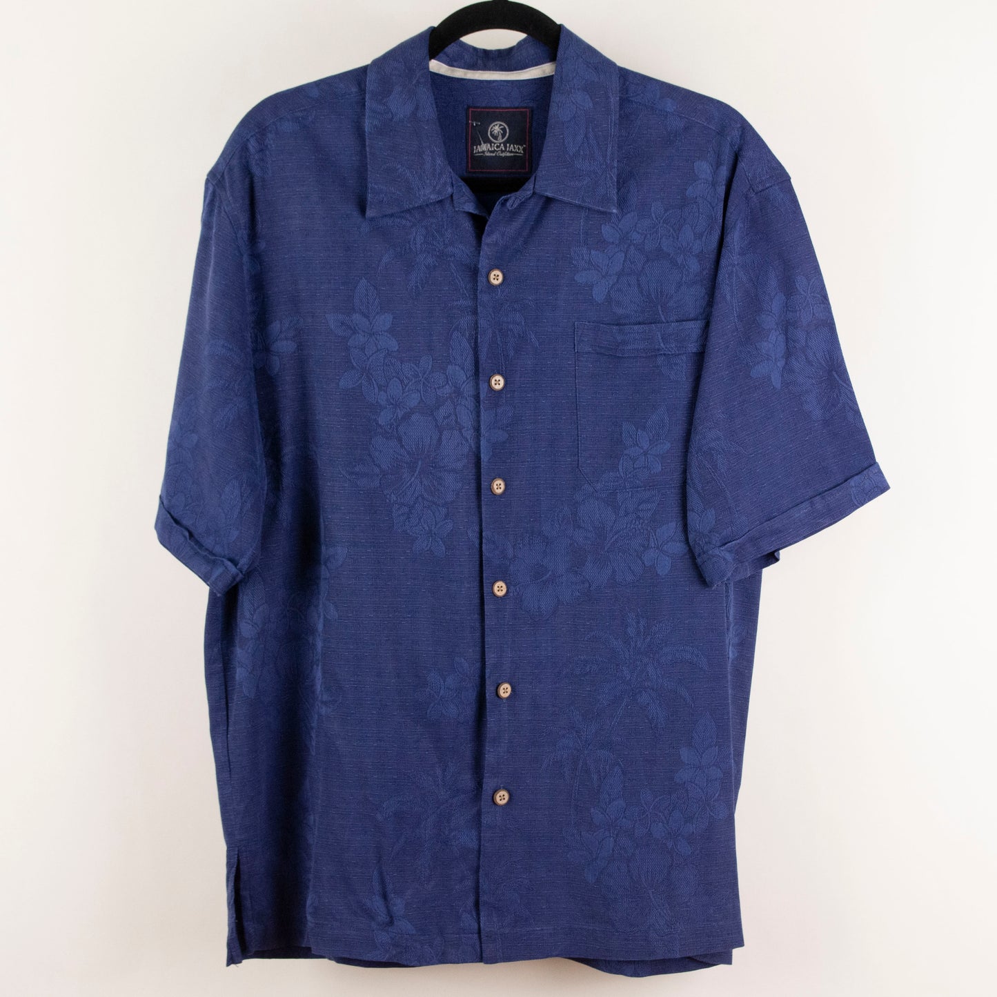 Camisa hawaiana azul marino (M) Jamaica Jaxx