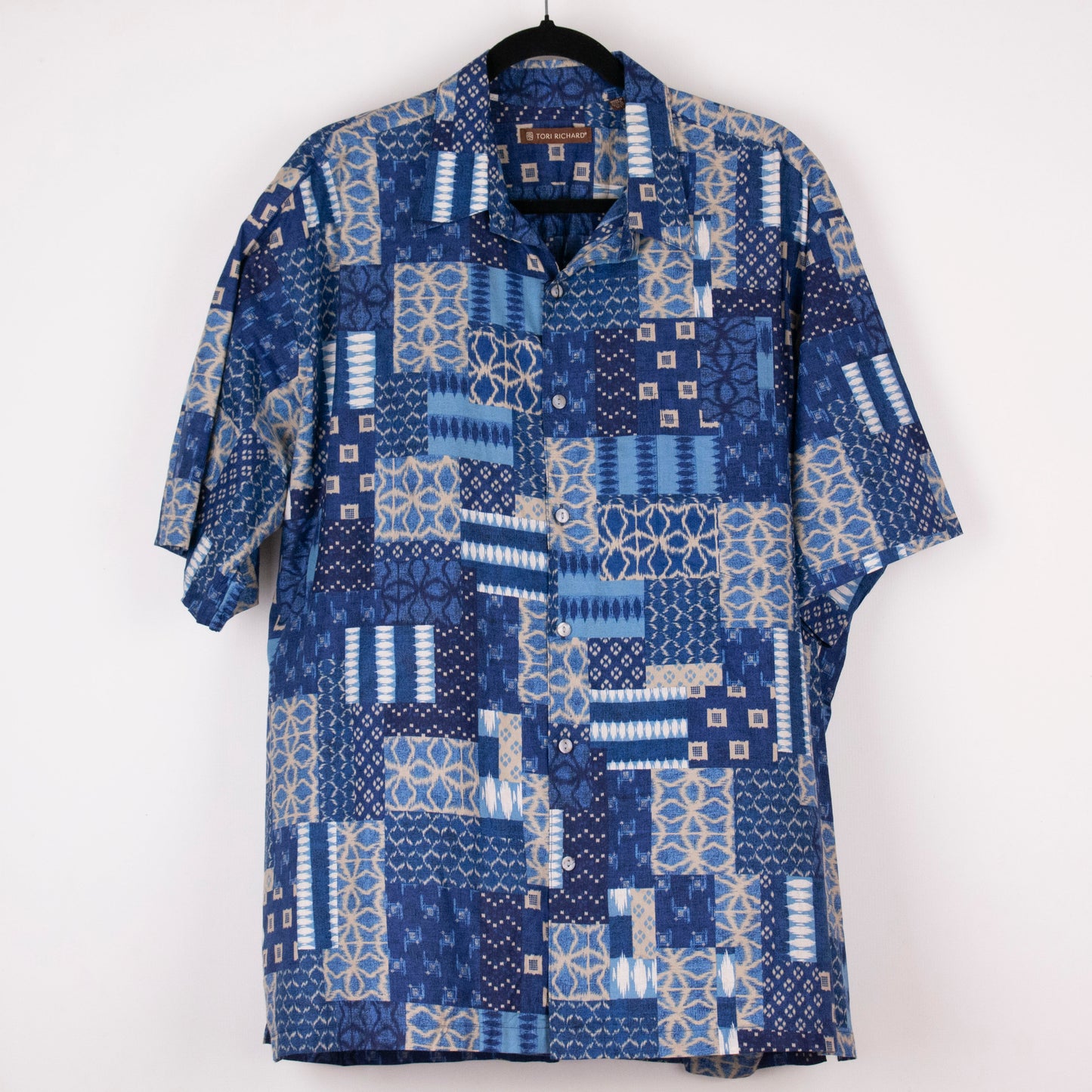 Camisa hawaiana azul (XL) Tori Richard