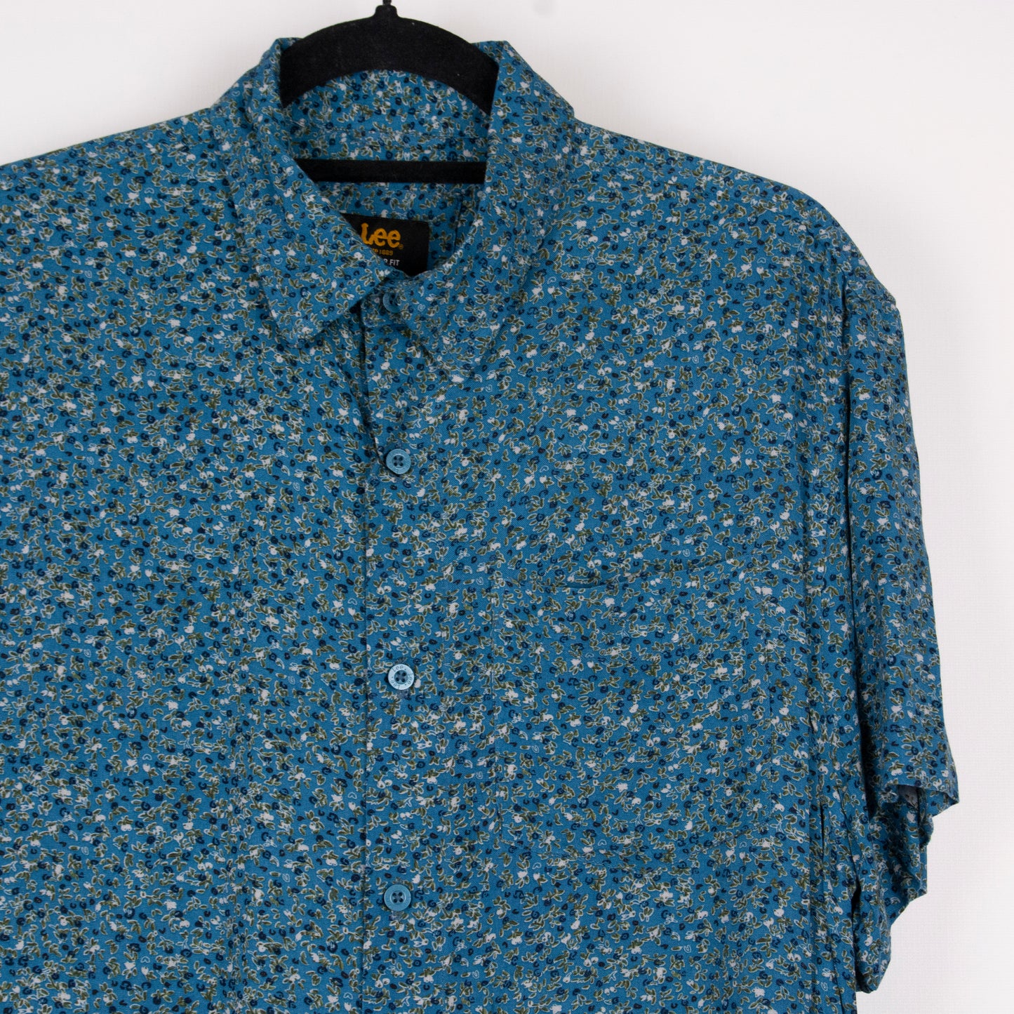 Camisa floral verde (M) Lee