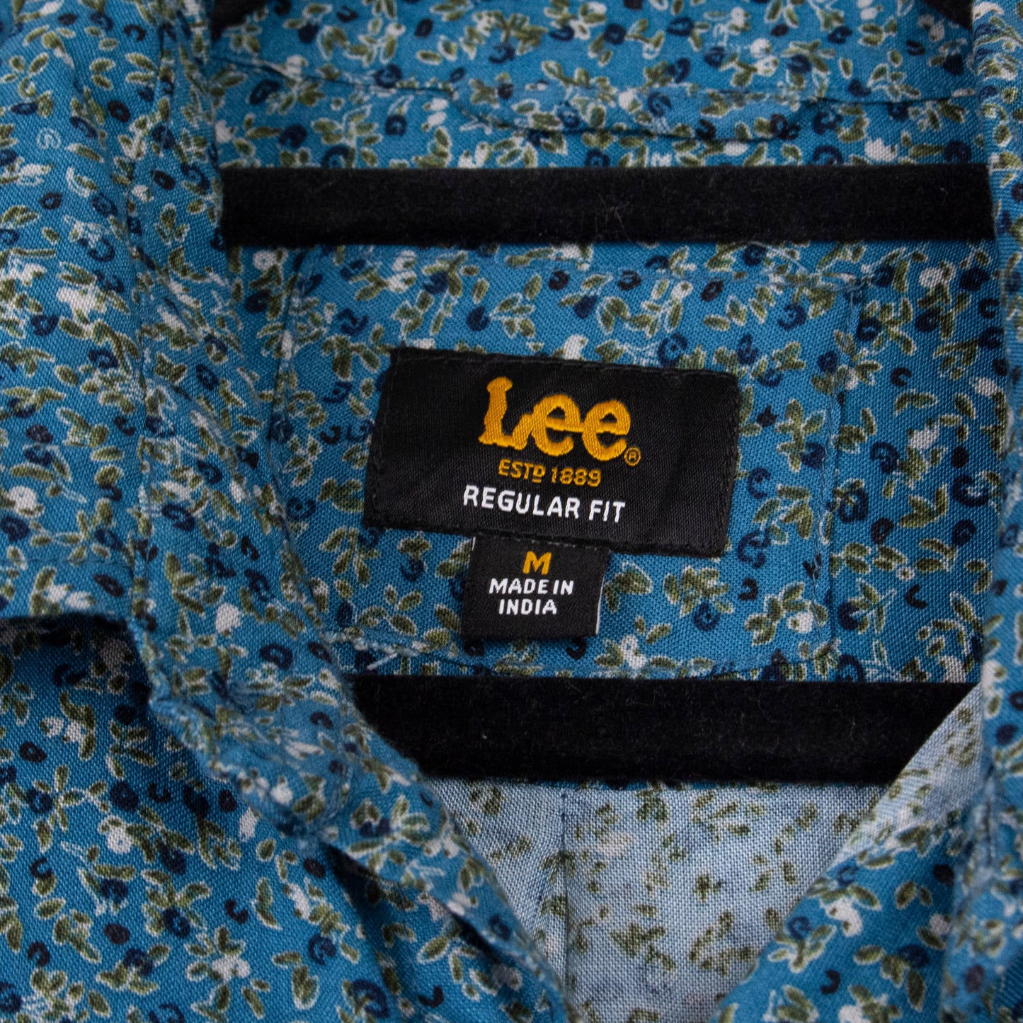 Camisa floral verde (M) Lee