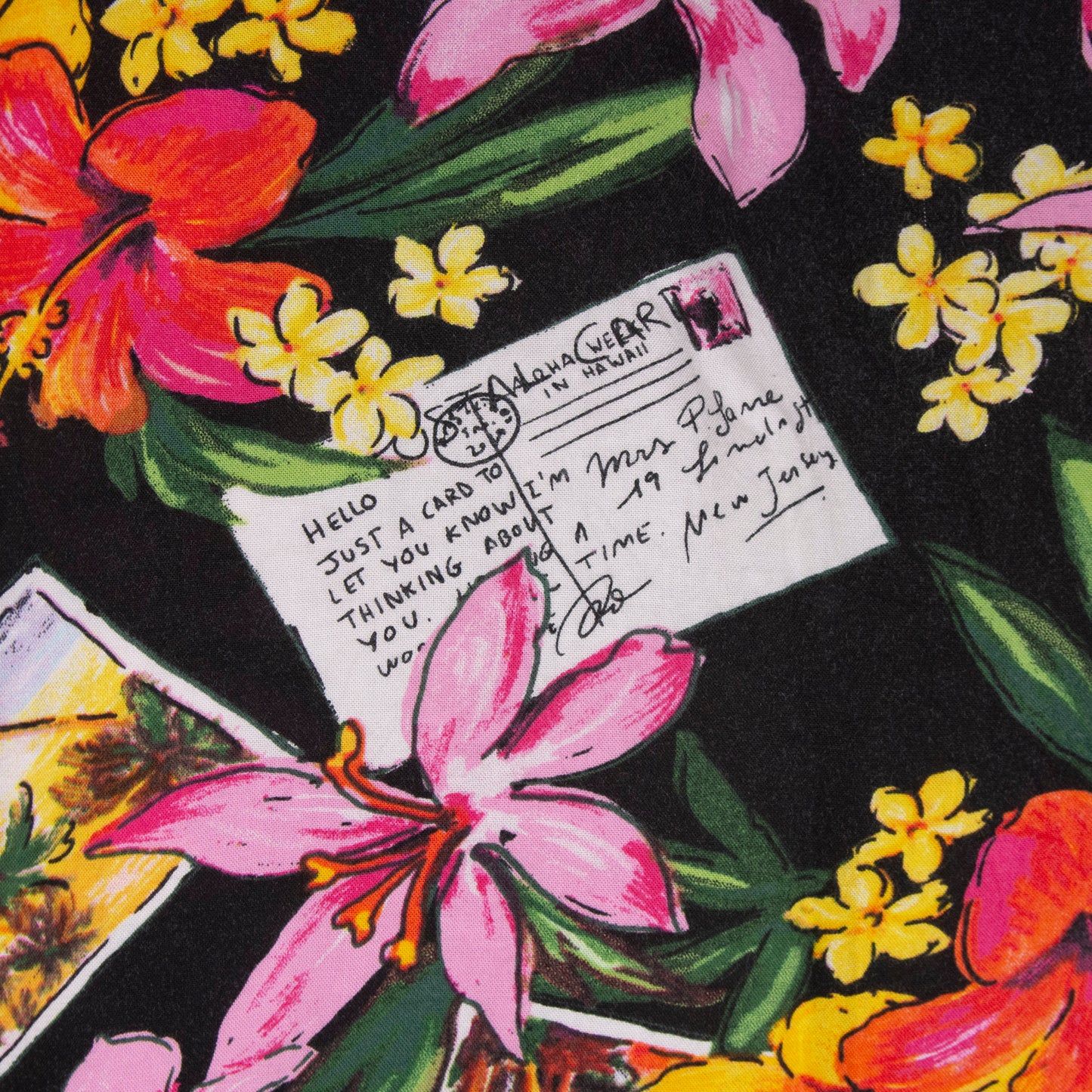 Camisa hawaiana negro (S) George
