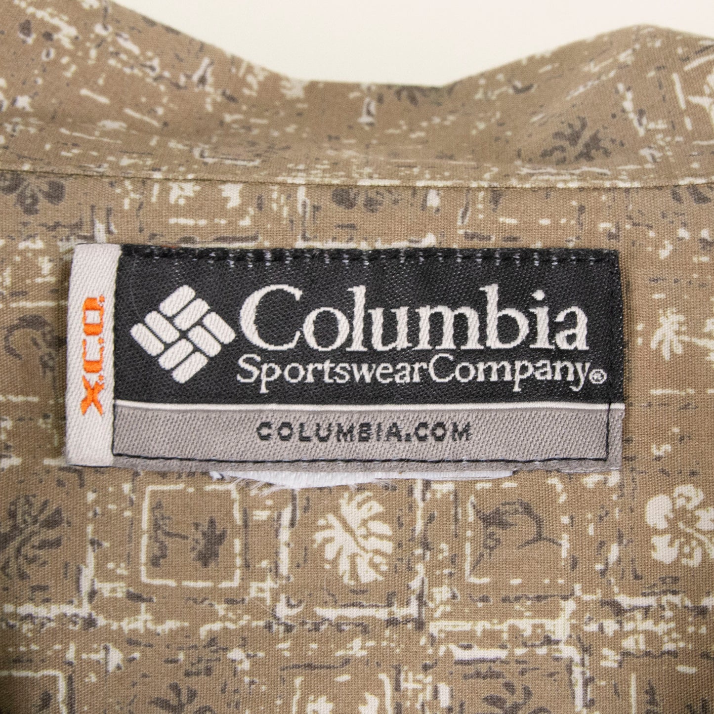 Camisa hawaiana beige (XL) Columbia