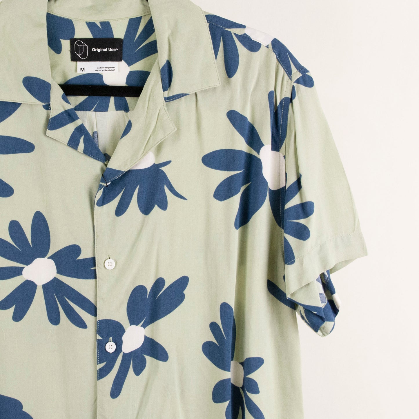 Camisa estampada verde (M) Original Use