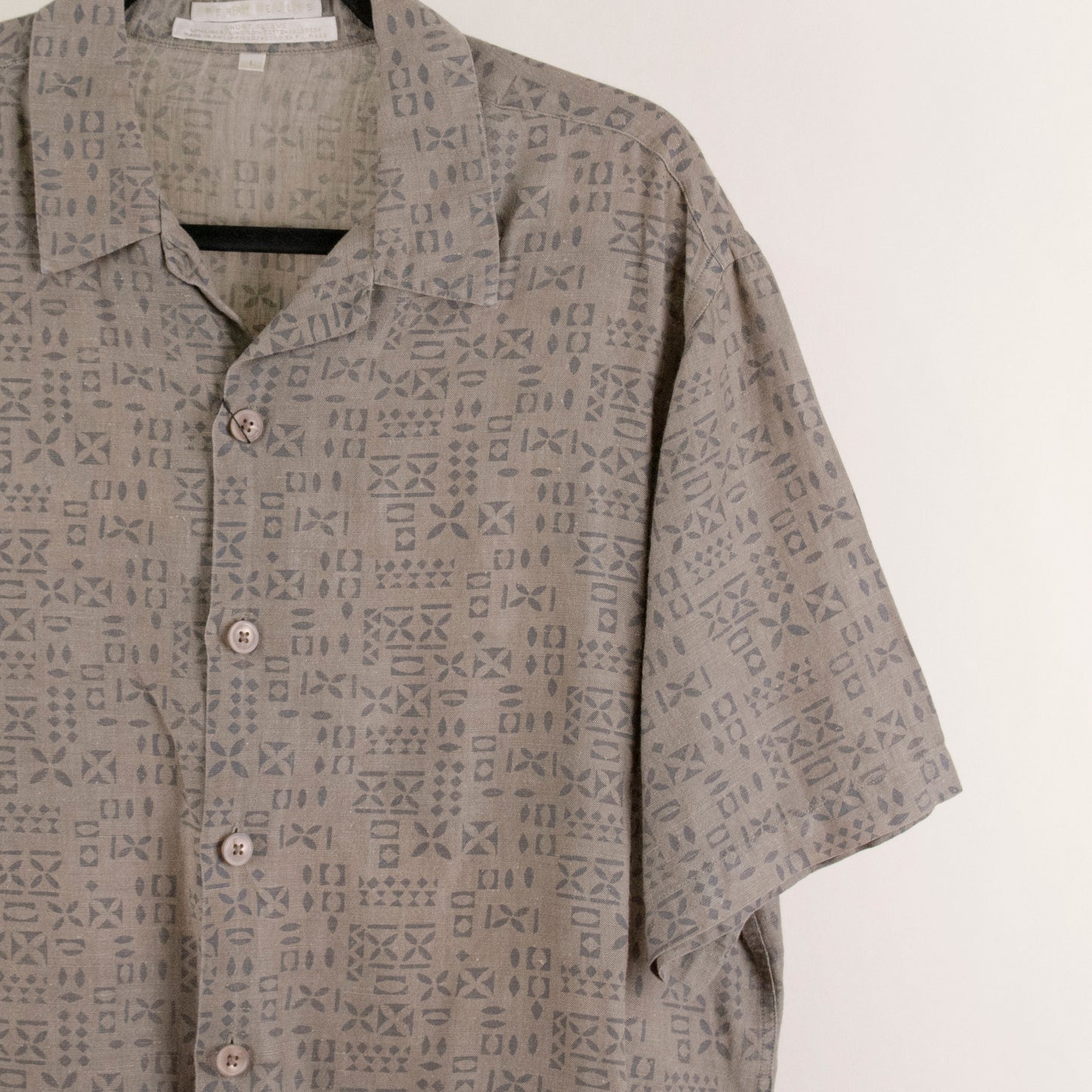 Camisa estampada gris (L) Ferry Ellis