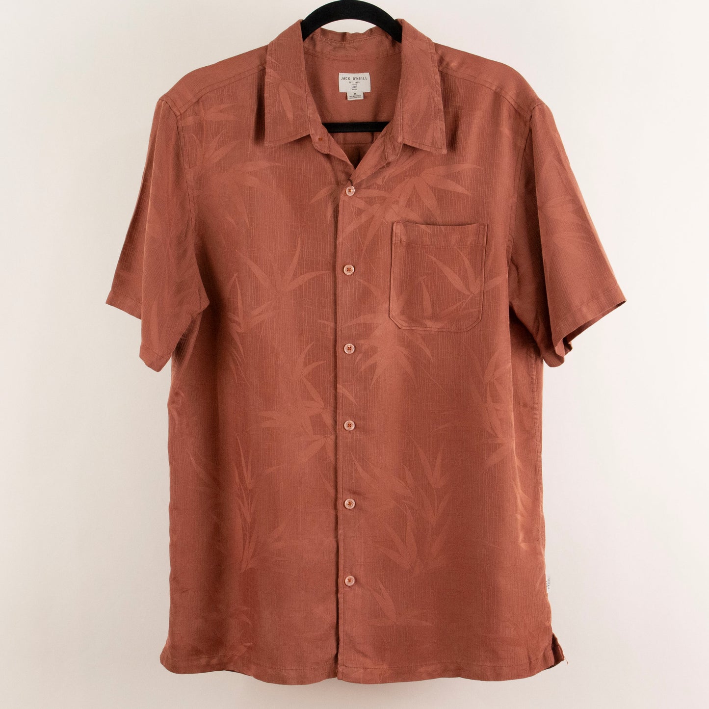 Camisa estampada marrón (M) Jack O'Neill