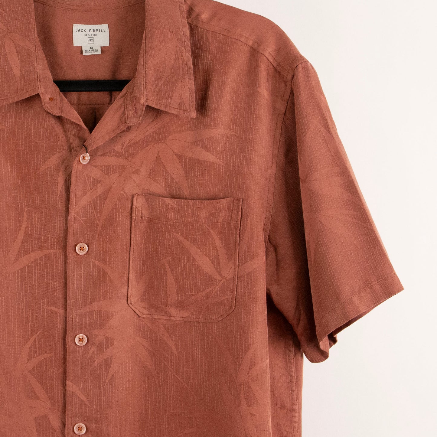 Camisa estampada marrón (M) Jack O'Neill