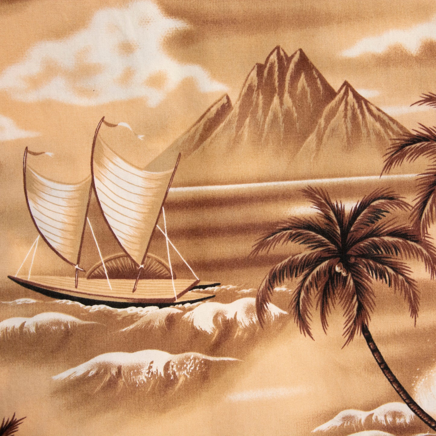 Camisa hawaiana marrón (3XL) Royal Creations
