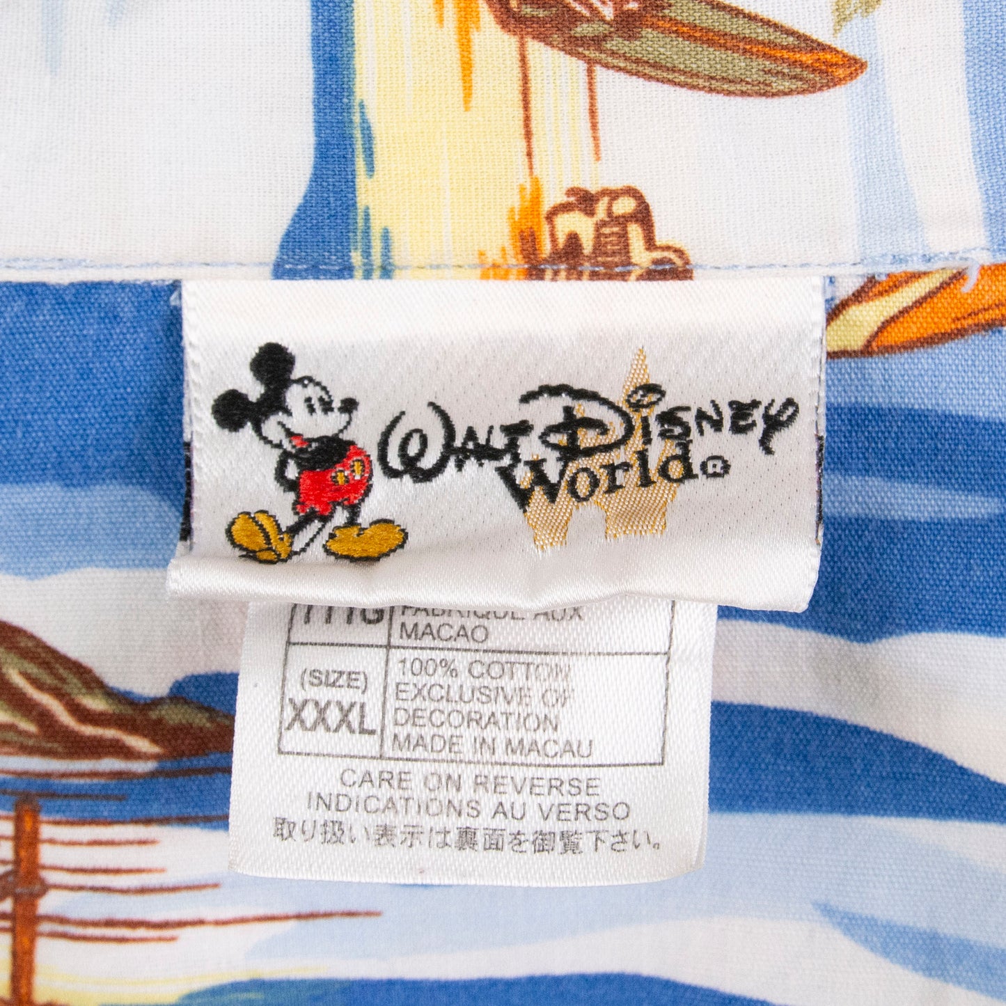 Camisa hawaiana azul (3XL) Walt Disney