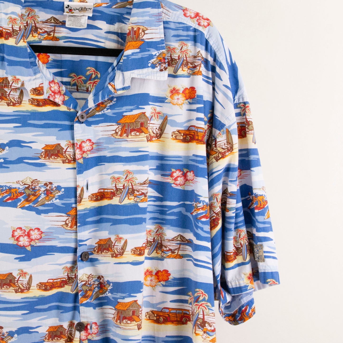 Camisa hawaiana azul (3XL) Walt Disney