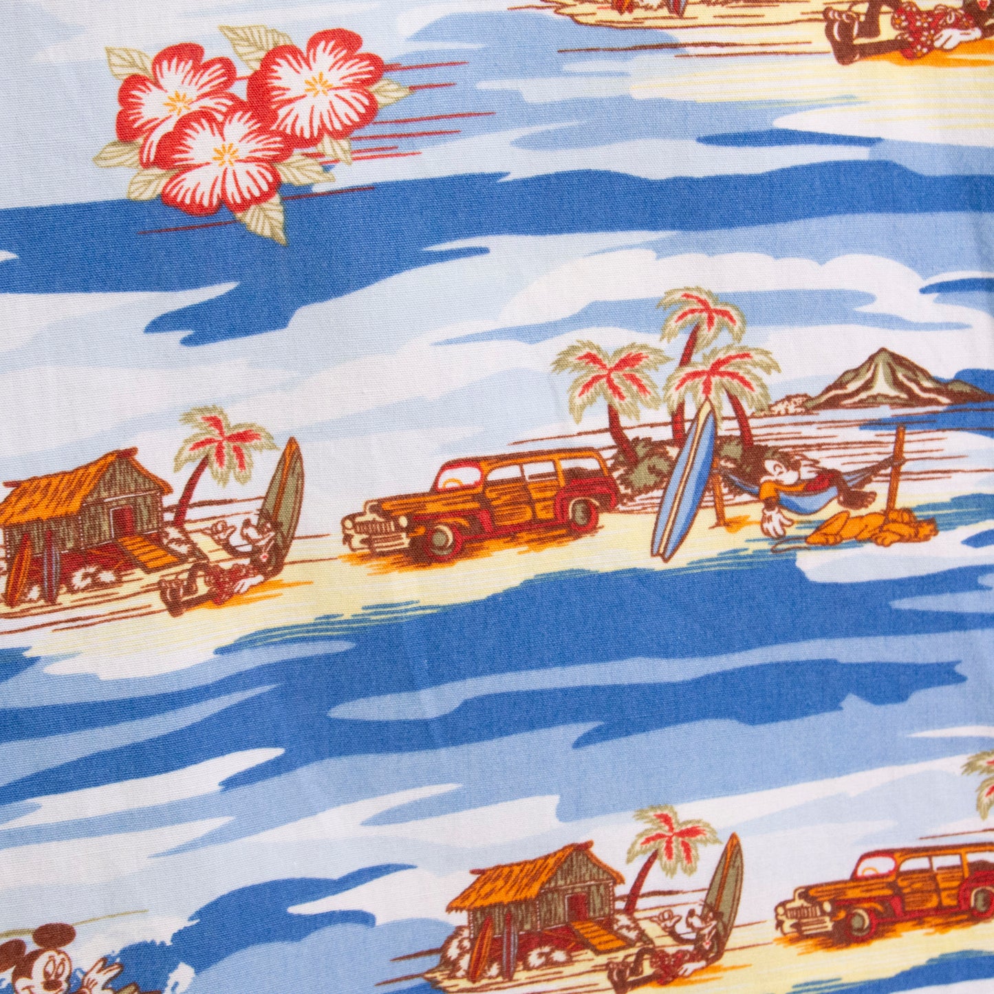 Camisa hawaiana azul (3XL) Walt Disney