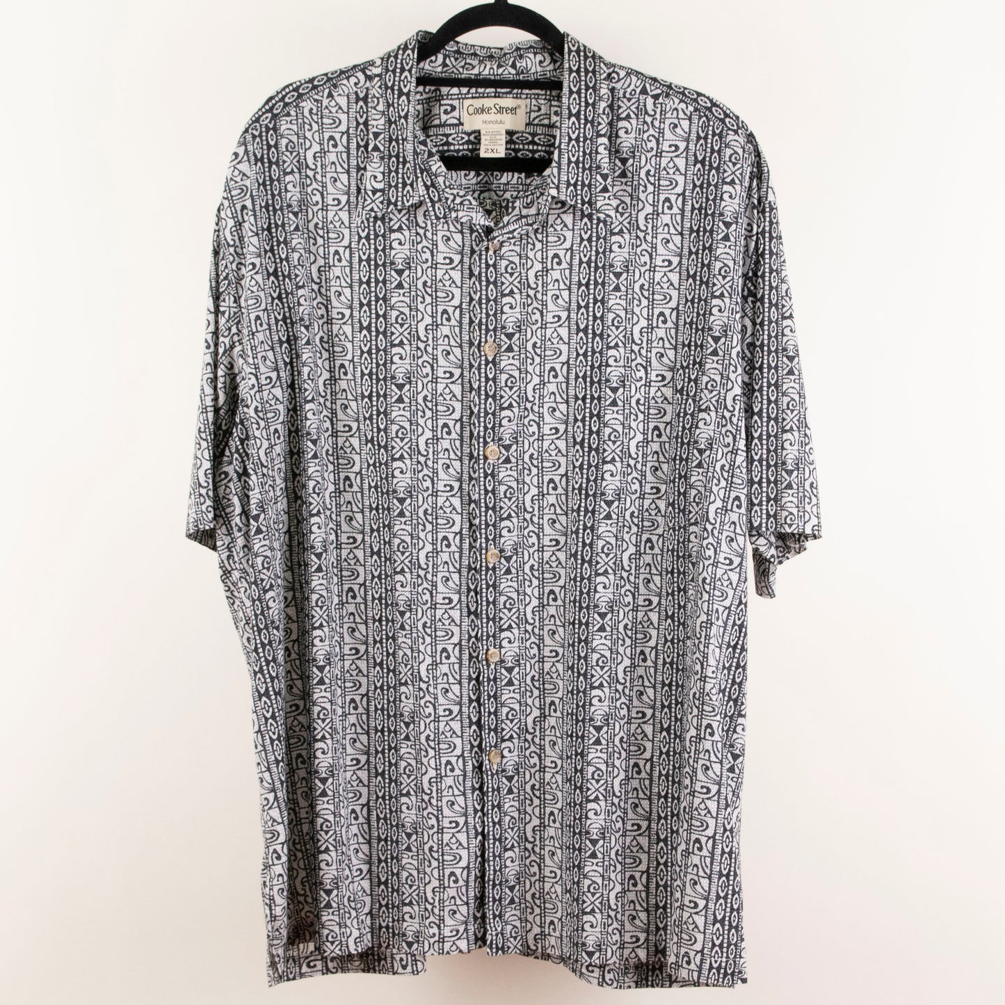 Camisa estampada blanco (2XL) Cooke Street