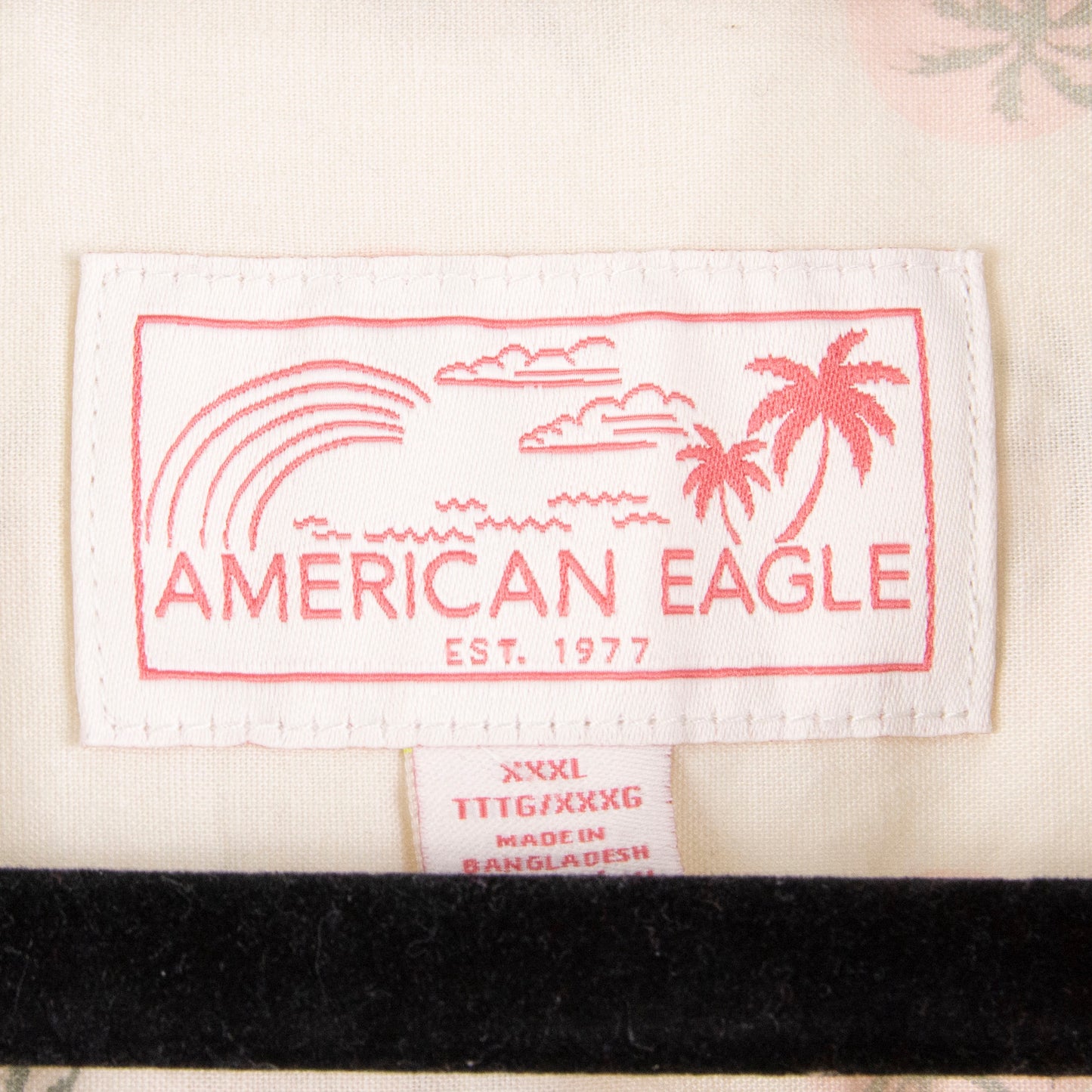 Camisa hawaiana beige (3XL) American Eagle