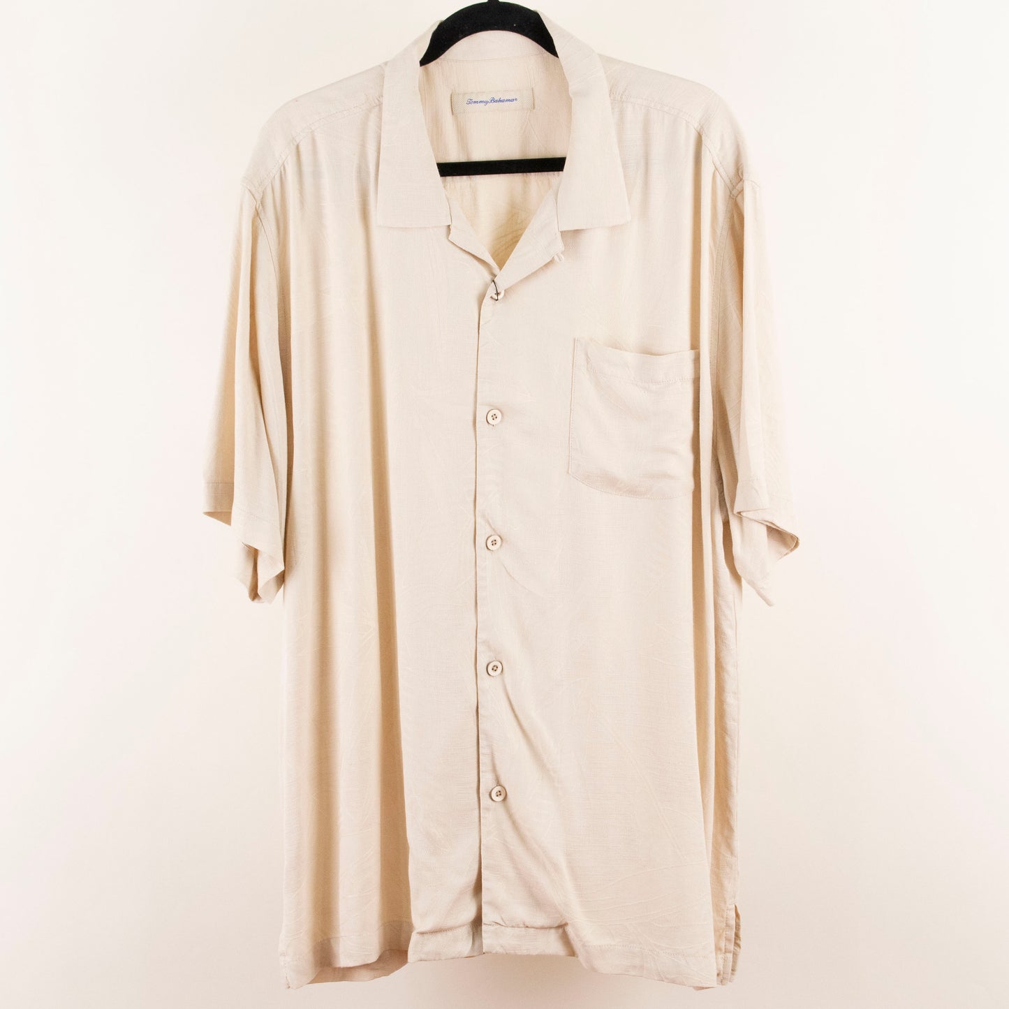 Camisa hawaiana beige (XL) Tommy Bahama