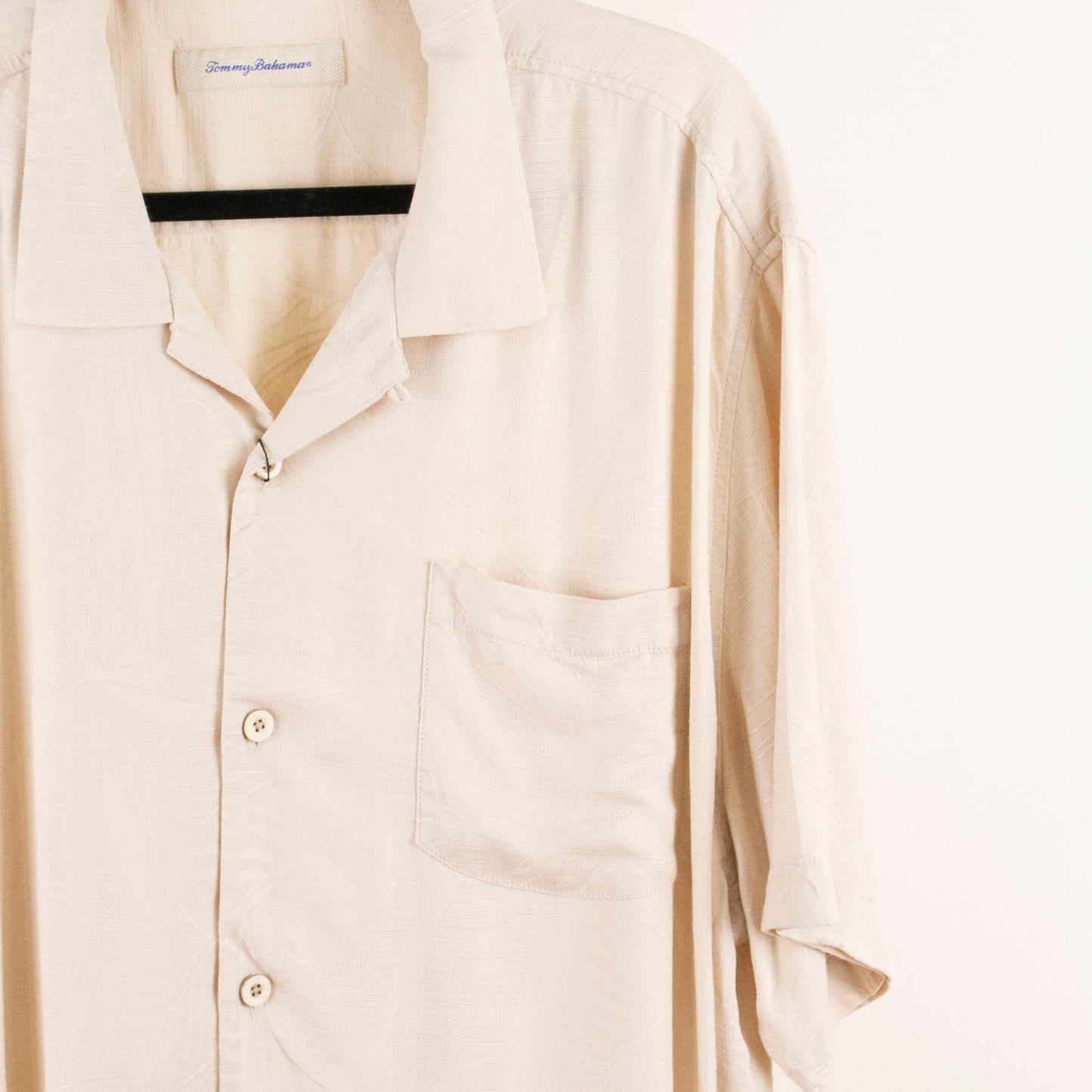 Camisa hawaiana beige (XL) Tommy Bahama