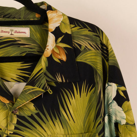 Camisa Estampada Verde (XL) Tommy Bahama