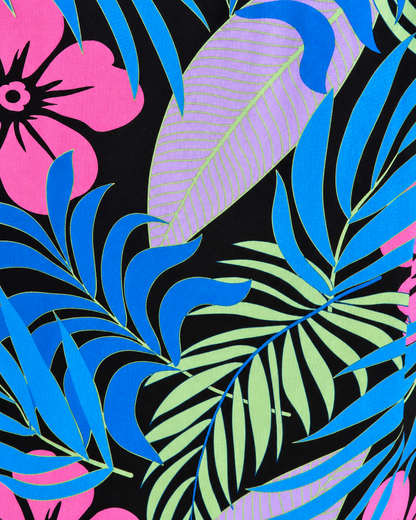 Camisa hawaiana negra (L) Fresco lab