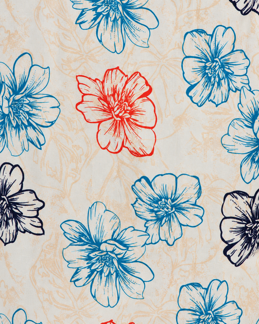 Camisa hawaiana beige (L) Fresco Lab