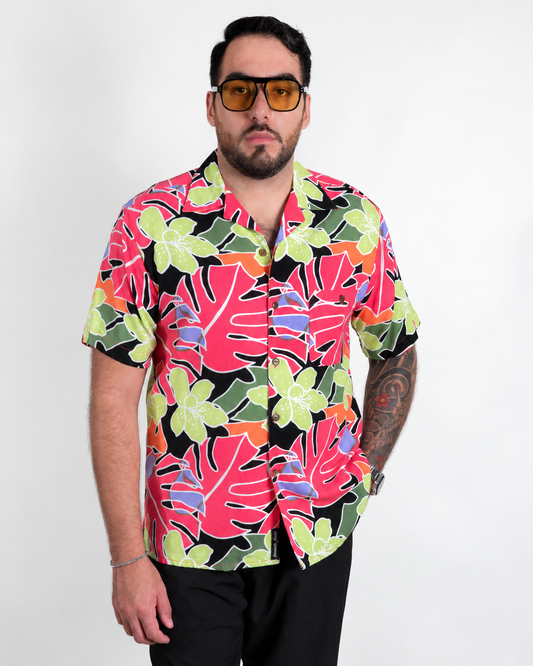 Camisa hawaiana multicolor (L) Fresco Lab