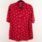 Camisa estampada rojo (L) George