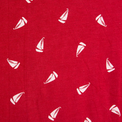 Camisa estampada rojo (L) George